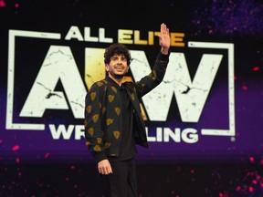 Tony Khan, the president and co-founder of All Elite Wrestling, is shown in a handout photo. THE CANADIAN PRESS/HO-All Elite Wresting **MANDATORY CREDIT** .