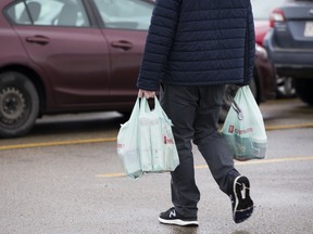 Plastic grocery bags will soon be a thing of the past. Greg Southam-Postmedia