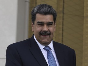 FILE - Venezuela's President Nicolas Maduro attends a welcome ceremony in Ankara, Turkey on June 8, 2022. Maduro on his first visit to Iran said the Islamic Republic helped his nation by sending badly needed fuel despite U.S. sanctions and threats.