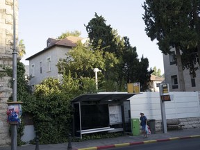 The home of U.S. Ambassador to Israel Tom Nides sits between two taller buildings on the main road of the German Colony neighbourhood of Jerusalem, Thursday, June 16, 2022. The official residence of the American envoy is a rental and temporary, officials said, secured after two years of house-hunting in the wake of then-President Donald Trump's controversial decision to move the U.S. embassy from Tel Aviv to Jerusalem.