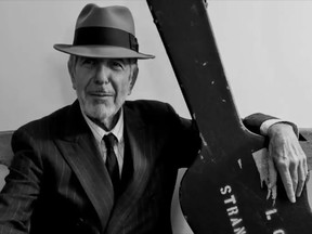 On the road, again: Leonard Cohen during his final world tour.