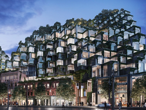 Ein Penthouse im King Toronto mit 514 Wohneinheiten, das von der in Kopenhagen, New York und London ansässigen Architektengruppe Bjarke Ingels entworfen wurde, wurde während der Pandemie für 16 Millionen US-Dollar erworben.
