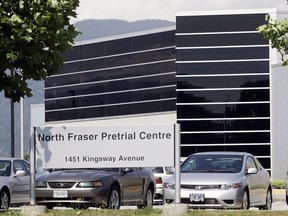 The North Fraser Pre-Trial Centre in Port Coquitlam, B.C., is shown on Wednesday, July 9, 2008. The RCMP says images it released of two men who allegedly helped an accused murderer escape custody were actually stock images and not photos of the suspects.