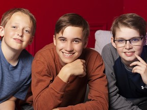 Left to right: Ben Peters, Nathan Cox and Jack Charron are The Interview Dudes.