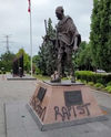 It’s not a great time to be a statue in Canada, but it still may seem somewhat surprising that Gandhi, of all people, saw his effigy defaced in Richmond Hill, Ont. this week. While known to non-Indians primarily as the spiritual founder of non-violent civil disobedience, Gandhi is occasionally attacked as a symbol of the Indian state. Here, someone has defaced his statue with the word “Khalistan,” the name of a proposed Sikh homeland which extremist groups have attempted to carve out of the Indian state of Punjab. “We are deeply anguished by this hate crime that seeks to terrorize the Indian community,” was the reaction of India’s Canadian embassy.