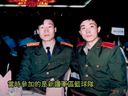 Zhu Jiang, left, one of the leaders of the group as a young soldier in the People's Liberation Army.