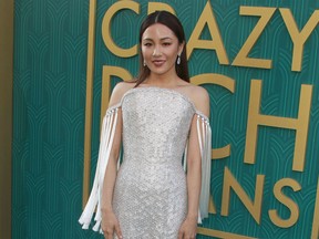 Constance Wu at the Crazy Rich Asians premiere.