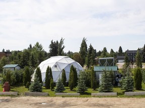 The Garden and grew house at École Secondaire Lacombe Composite High School has been shortlisted for "World's Best School Prize for Environmental Action", in Lacombe, Alta., Tuesday, June 28, 2022.