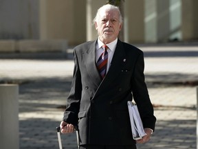 Roberto Guillermo Bravo, a former Argentine navy officer, leaves federal court Monday, June 27, 2022, in Miami, where he is on trial for his alleged role in a 1972 massacre of political prisoners in his homeland. The civil trial that began Monday seeks economic compensation for the damage that Bravo's alleged role in the killings caused.