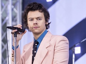 FILE - Harry Styles performs on NBC's Today show on Feb. 26, 2020, in New York. Harry Styles has secured his first Mercury Prize nomination with his third solo album, competing for the British music award with acts like singer-songwriter Sam Fender and rapper Little Simz. Styles was shortlisted Tuesday, July 26, 2022 for his album "Harry's House," which has topped U.K. album charts for six weeks -- more than all of the albums he recorded as a member of the boy band One Direction combined.