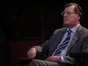 FILE - Northern Irish Nobel Peace Prize laureate David Trimble attends during the opening ceremony of the 15th World Summit of Nobel Peace Laureates at the University in Barcelona, Spain, Nov. 13, 2015. David Trimble helped end decades of violence in Northern Ireland by shunning his hardline unionist past and negotiating with a former foe in pursuit of a goal they both shared: Peace. That willingness to compromise was remembered Tuesday on both sides of the Atlantic as world leaders honored Trimble, who died Monday, July 25, 2022 at the age of 77.