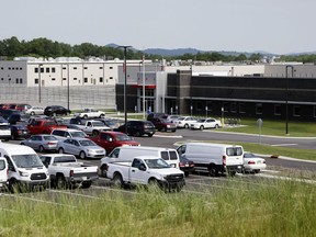 FILE - Trousdale Turner Correctional Center, managed by CoreCivic, is pictured on May 24, 2016, in Hartsville, Tenn. On Friday, July 15, 2022, a federal magistrate judge ordered an attorney suing CoreCivic over an inmate's death to delete certain tweets -- some of which describe the company as a "death factory" -- and restrict his public commentary going forward.