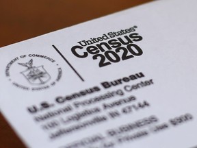 FILE - This Sunday, April 5, 2020, file photo, shows an envelope containing a 2020 census letter mailed to a U.S. resident in Detroit. A U.S. Census Bureau director couldn't be fired without cause and new questions to the census form would have to be vetted by Congress under proposed legislation which attempts to prevent in the future the type of political interference into the nation's head count that took place during the Trump administration.