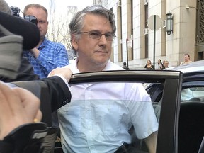 FILE -- Dr. Ricardo Cruciani, a neurologist who admitted groping women at a Philadelphia clinic, leaves Manhattan state Supreme Court, in New York, Feb. 21, 2018. A New York City jury was asked, Tuesday, July 26, 2022, to consider whether Cruciuani used his thriving pain-management practice to sexually prey on six patients or if he is a victim of accusers with false stories.