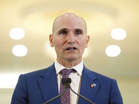 Health Minister Jean-Yves Duclos makes an announcement in Ottawa on Thursday, June 30, 2022.&ampnbsp;The federal government has asked private sector to weigh in on how companies could play a role in Canada's national dental care plan. THE&ampnbsp;CANADIAN PRESS/Sean Kilpatrick