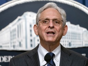 FILE - Attorney General Merrick Garland speaks during a news conference at the Department of Justice, June 13, 2022 in Washington. Garland told reporters Wednesday, July 19, that "we do not do our investigations in public," and in explaining his silence on the question, called the Jan. 6 probe "the most important investigation that the Justice Department has ever entered into."