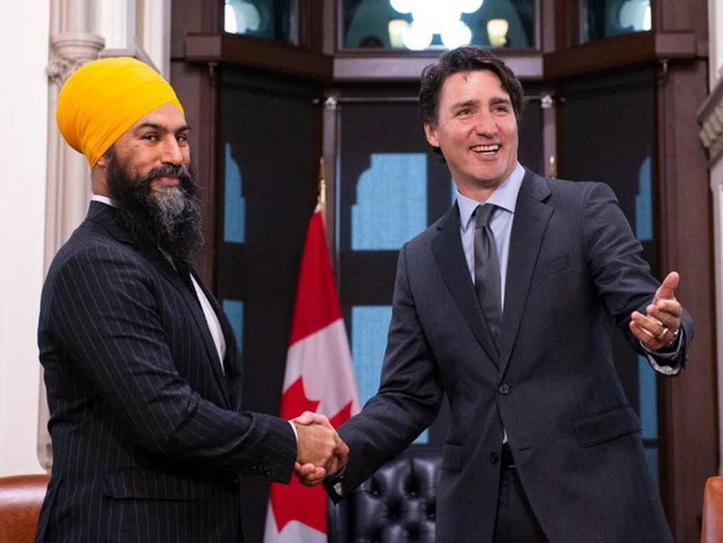 FIRST READING: The NDP sold out to Trudeau and all they got was some
free dental care