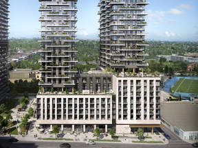 The three-tower mixed-use Forêt community will occupy the vacant corner at Bathurst and St. Clair.