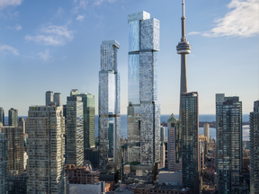 The first of the Forma buildings to rise is the 73-storey East Tower that went on sale in June; the West Tower launches in 2023.