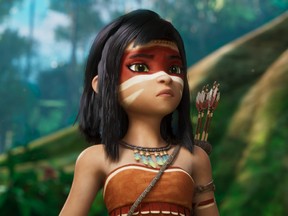 Lola Raie provides the voice of Ainbo in Ainbo: Spirit of the Amazon.