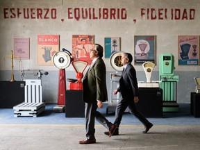 Effort, balance, fidelity: Javier Bardem (left) in The Good Boss.