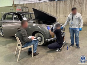 It appears police removed the drugs, reassembled the car and allowed it to proceed on its journey to be delivered to whomever might be expecting it.