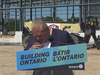 This is Ontario Premier Doug Ford sputtering after swallowing a bee during a live news conference on Friday. “Holy Christ, I just swallowed a bee,” the premier declared.