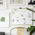 Keep schedules organized with a family calendar and bulletin board. U Brands Magnetic Monthly Calendar Dry Erase Board, $38, Amazon.ca