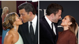 Jennifer Lopez and Ben Affleck on red carpet, then and now