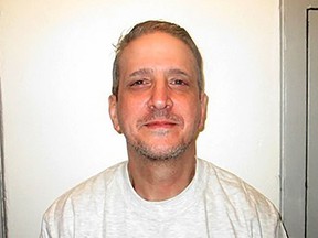 FILE - In this Feb. 19, 2021, photo provided by Oklahoma Department of Corrections shows Richard Glossip. More than 60 Oklahoma lawmakers are urging the state attorney general to join their request for a new evidentiary hearing in the case of death row inmate Richard Glossip. The group of 61 state legislators includes many Republicans who support the death penalty but question whether Glossip is guilty. (Oklahoma Department of Corrections via AP, file)