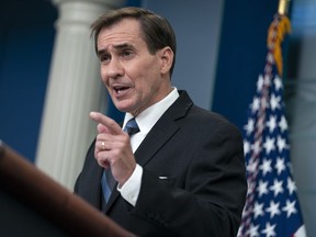 National Security Council spokesman John Kirby speaks during a briefing at the White House, Thursday, Aug. 4, 2022, in Washington.