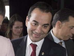 Former Liberal MP Michael Levitt is shown at Centennial College Downsview Aerospace Campus in Toronto on November 21, 2016. Levitt says he is "utterly disheartened" at the limited reaction from his old caucus colleagues to antisemitic statements made by a senior consultant at an agency hired to conduct an anti-racism project.