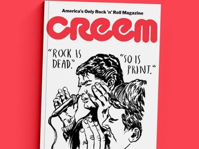 This image shows the September 2022 issue of Creem. The magazine, which billed itself as "America's only rock 'n' roll magazine" during two decades of existence that ended in 1989, is being revived this fall. (Creem via AP)