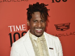 FILE - Jon Batiste attends the TIME100 Gala in New York on June 8, 2022. Batiste is leaving "The Late Show with Stephen Colbert" as bandleader after a seven-year run. Louis Cato, who has served as interim bandleader this summer, will take over on a permanent basis when the show returns for its eighth season.