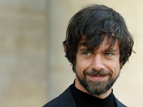 FILE - Technology entrepreneur and former Twitter CEO Jack Dorsey leaves after his talk with French President Emmanuel Macron at the Elysee Palace in Paris on June 7, 2019. Tesla CEO Elon Musk has subpoenaed his friend Dorsey in his legal fight to get out of his $44 billion commitment to purchase Twitter.