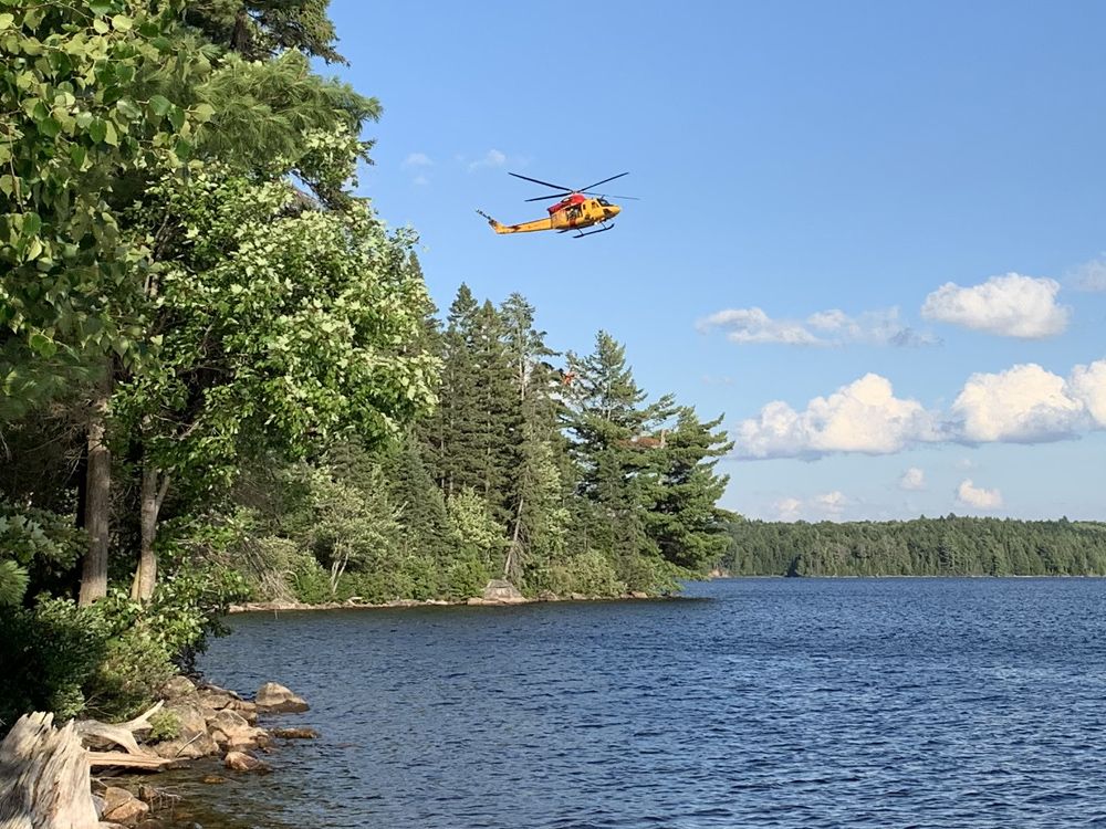 Lost in the wild: What it's like to watch a daring chopper rescue unfolding in Algonquin Park