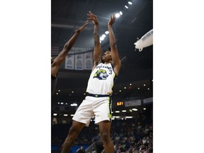 Khalil Ahmad, guard for the Niagara River Lions of the CEBL, is shown in a handout photo. THE CANADIAN PRESS /HO-Canadian Elite Basketball League **MANDATORY CREDIT**