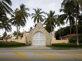 Donald Trump's Mar-A-Lago estate in Palm Beach, Florida, on August 9, 2022..