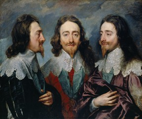 Karl I. in drei Stellungen von Sir Anthony van Dyck, 1635–36