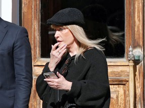 Russian singer Alla Pugacheva at a memorial service for Mikhail Gorbachev in Moscow, September 3, 2022. Pugacheva has become the most prominent Russian celebrity to question Russia's invasion of Ukraine.