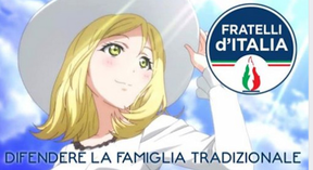 Italien hat gerade seine rechteste Regierung seit dem Zweiten Weltkrieg gewählt.  Wir werden uns wahrscheinlich später in der Woche mit den Details befassen, aber jetzt wissen Sie einfach, dass ihre mutmaßliche nächste Premierministerin, Giorgia Meloni, eine seltsame Angewohnheit hat, Anime-Fankunst von sich selbst zu posten.