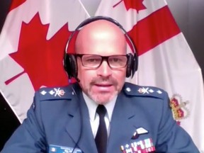 Maj-Gen. Paul Prévost appears before the House of Commons committee on National Defence, September 27, 2022.