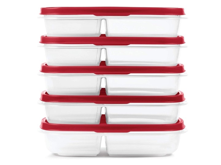  Rubbermaid EasyFindLids Meal Prep Containers.
