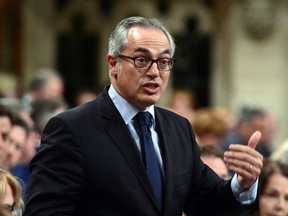 Conservative MP Tony Clement speaks during question period in the House of Commons, June 12, 2017.