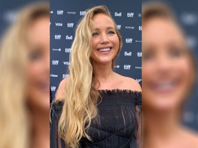 Jennifer Lawrence at 'Causeway' premiere at TIFF.