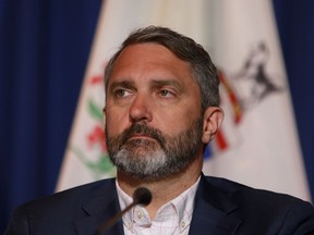 Yukon Premier Sandy Silver attends the final day of the summer meeting of Canada's Premiers at the Fairmont Empress in Victoria, B.C., on Tuesday, July 12, 2022.