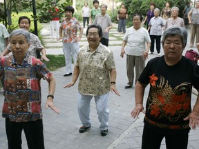 Senior citizens in Beijing in 2007.