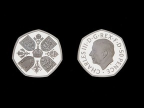 King Charles 50p coin Royal Mint Sept 2022