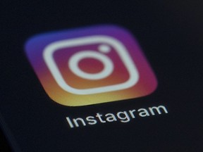 FILE - This Friday, Aug. 23, 2019 photo shows the Instagram app icon on the screen of a mobile device in New York. Ireland's Data Protection Commission said by email on Monday, Sept. 5, 2022, that it made a final decision on Friday to fine the company 405 million euros ($402 million) for mishandling teenagers' personal data.