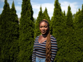 Princess Jibrin, who will be attending George Brown College for nursing in the fall, poses for a photo at her home in Ancaster, Ont., Monday, August 29, 2022.